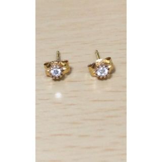 エテ(ete)のete k18 一粒ダイヤピアス(ピアス)