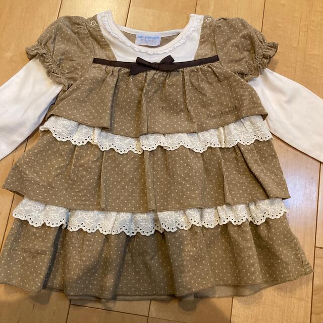 pom ponette(ポンポネット)の ポンポネット　女の子服90 キッズ/ベビー/マタニティのキッズ服女の子用(90cm~)(ワンピース)の商品写真