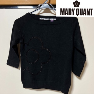 マリークワント(MARY QUANT)のMARY QUANT 黒セーター(ニット/セーター)