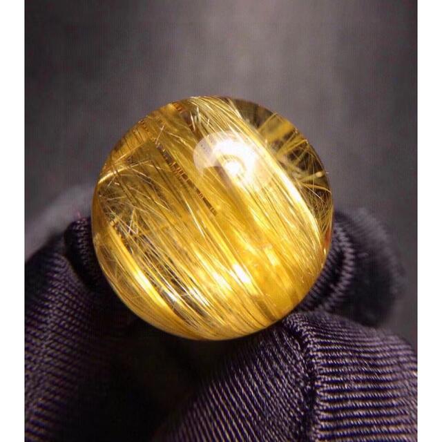 国内正規品】 ⭐︎【天然】タイチンクオーツ 丸玉 23mm 各種パーツ