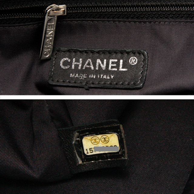 CHANEL(シャネル)の良品 シャネル パリビアリッツ MM トートバッグ ブラック 黒 CHANEL レディースのバッグ(トートバッグ)の商品写真