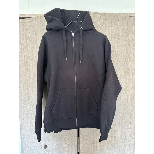 COMOLI コモリ 19年AW C/W 裏毛ジップパーカー ブラック 3