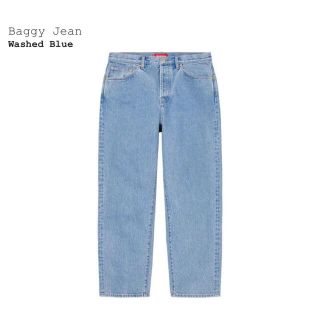 シュプリーム(Supreme)のsupreme baggy jean 22F/W 32 バギー(デニム/ジーンズ)