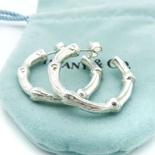 希少廃盤TIFFANY&Co. ティファニーバンブーピアスラージサイズ