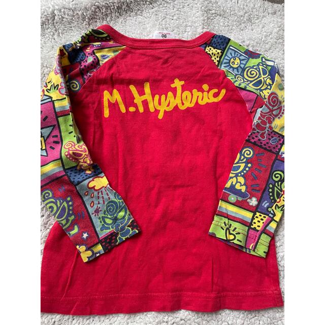 HYSTERIC MINI(ヒステリックミニ)のヒスミニ カットソー 赤 キッズ/ベビー/マタニティのキッズ服女の子用(90cm~)(Tシャツ/カットソー)の商品写真
