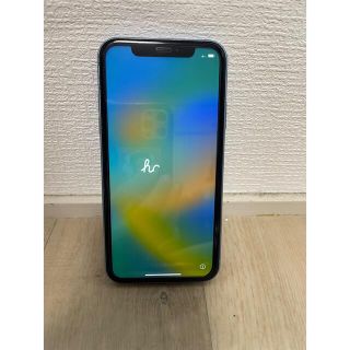 アイフォーン(iPhone)のiPhone XR ブルー  64 GB SIMフリー 支払い完済済み(携帯電話本体)