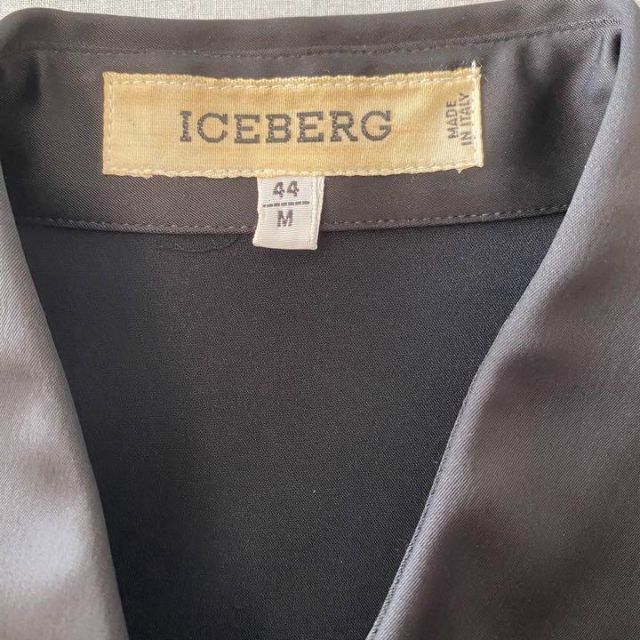 ICEBERG(アイスバーグ)の◆ICEBERG  ブラウス   M  黒 レディースのトップス(シャツ/ブラウス(半袖/袖なし))の商品写真