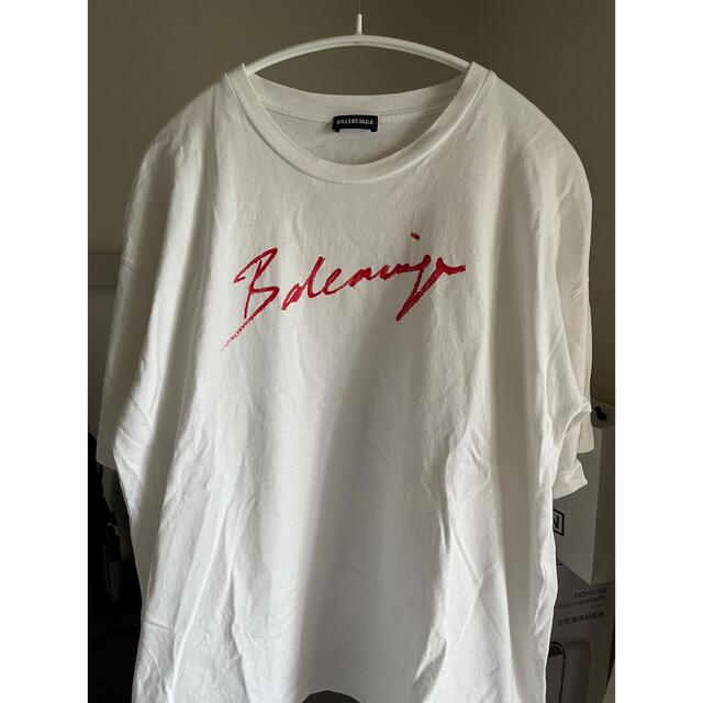 Tシャツ/カットソー(半袖/袖なし)BALENCIAGA 19SS ペンキロゴオーバー