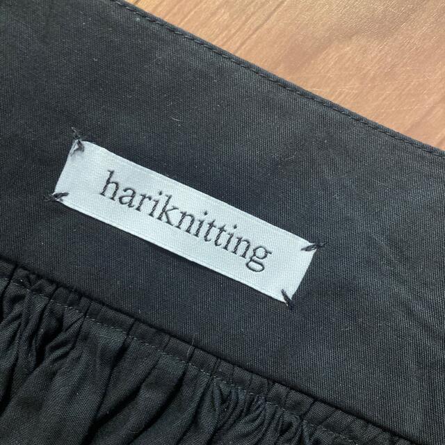 2枚で送料無料 hariknitting ロングラップスカート ブラック - www
