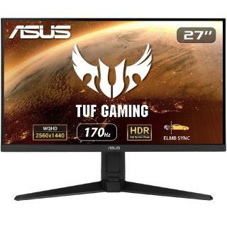 エイスース(ASUS)のASUS ゲーミングモニター　VG27AQL1A　WQHD170Hz(ディスプレイ)