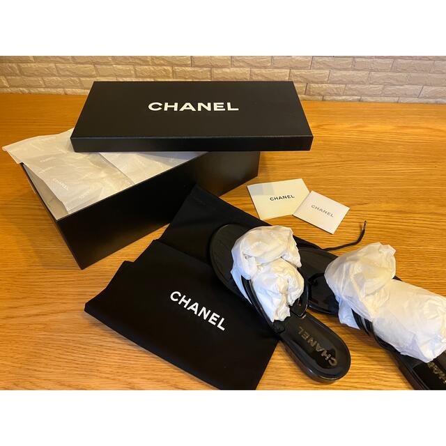 CHANEL サンダル　靴　カメリア　新品未使用