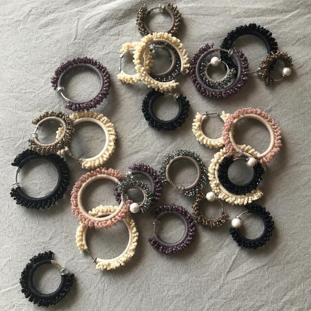 hariknitting circle earring m