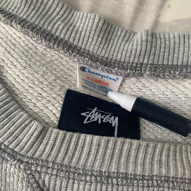 STUSSY(ステューシー)のchampion✖️stussy コラボスウェット メンズのトップス(スウェット)の商品写真