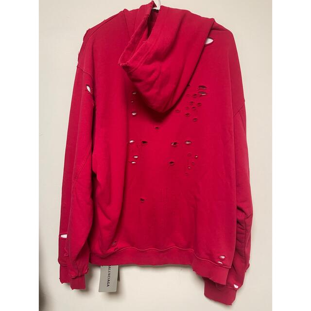 Balenciaga(バレンシアガ)のXSサイズ Balenciaga destroyed hoodie メンズのトップス(パーカー)の商品写真