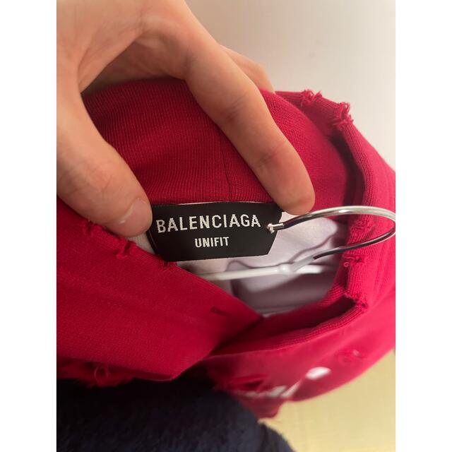 Balenciaga(バレンシアガ)のXSサイズ Balenciaga destroyed hoodie メンズのトップス(パーカー)の商品写真