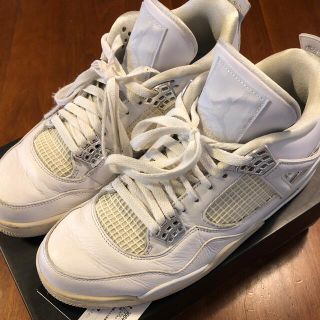 ナイキ(NIKE)のNIKE AIRJORDAN4 RETRO 10.5 箱アリ　2017製(スニーカー)