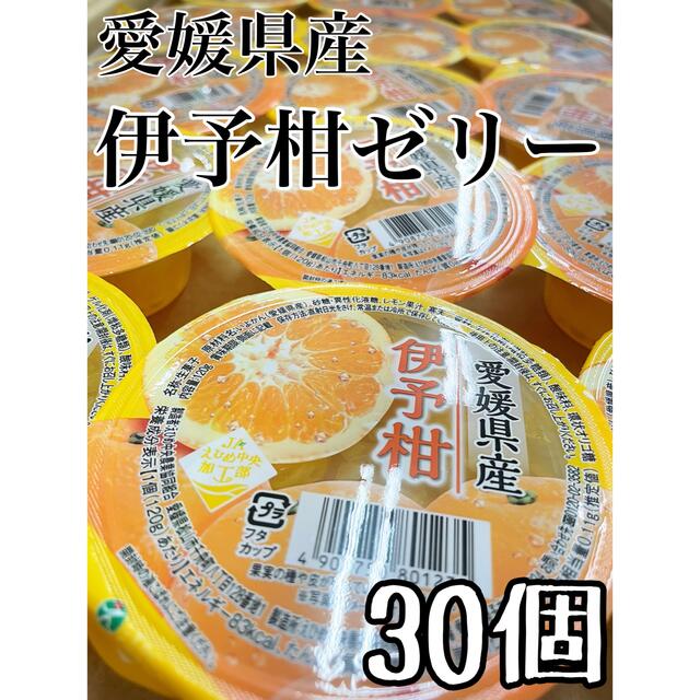 冷やしてサイコー！みんな大好き！愛媛県産【伊予柑ゼリー】120g×30個 食品/飲料/酒の食品(菓子/デザート)の商品写真