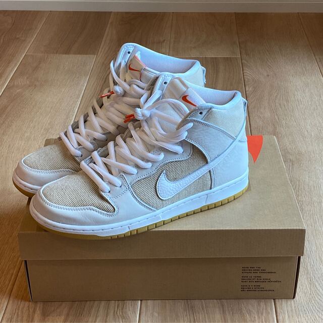 美品　28cm NIKE SB DUNK HIGH ISO sail