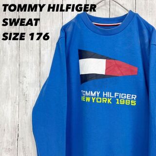 トミーヒルフィガー(TOMMY HILFIGER)のTOMMY HILFIGERトミーヒルフィガー　プリント刺繍スウェットトレーナー(スウェット)