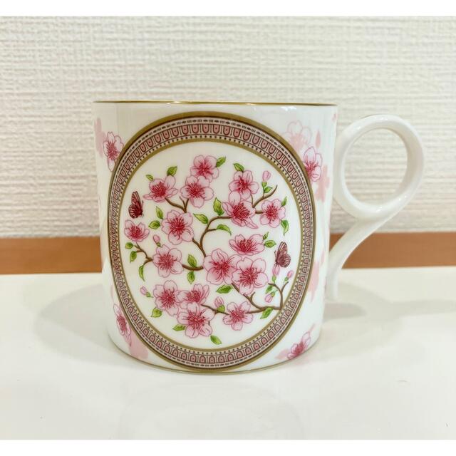 WEDGWOOD(ウェッジウッド)のウェッジウッド　ワンダーラスト 日本限定 東京マグ　桜　ホワイト インテリア/住まい/日用品のキッチン/食器(グラス/カップ)の商品写真