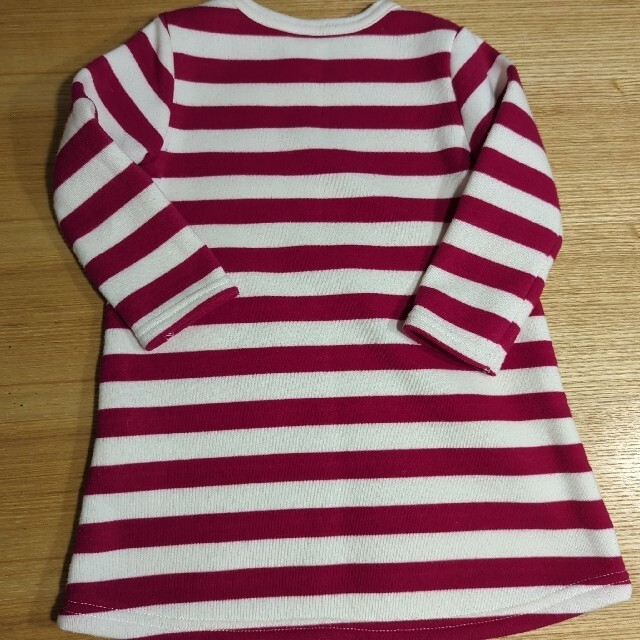 futafuta　ミニーちゃんワンピース　裏起毛 キッズ/ベビー/マタニティのキッズ服女の子用(90cm~)(ワンピース)の商品写真