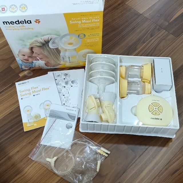 medela ダブルポンプ自動搾乳機