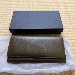 グリーン　財布(折り財布)