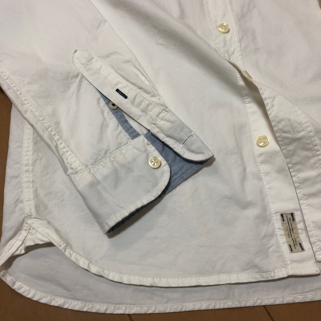 H&M(エイチアンドエム)のH&M  ホワイトシャツ　160cm  綿100% キッズ/ベビー/マタニティのキッズ服男の子用(90cm~)(ブラウス)の商品写真