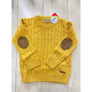 ミキハウス(mikihouse)の★新品タグ付き★ミキハウス　ケーブルニット　セーター　90サイズ(ニット)