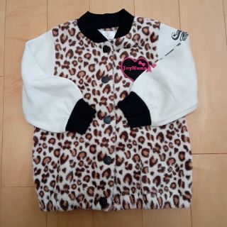 【ニャンコ様専用】95cm 裏起毛ヒョウ柄ブルゾン(ジャケット/上着)