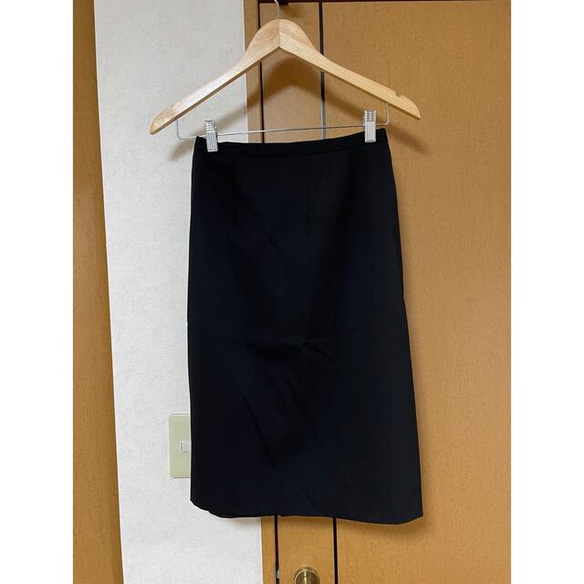 INDIVI(インディヴィ)の美品 INDIVI  インディヴィ スーツ用スカート 38 ブラック レディースのスカート(ひざ丈スカート)の商品写真