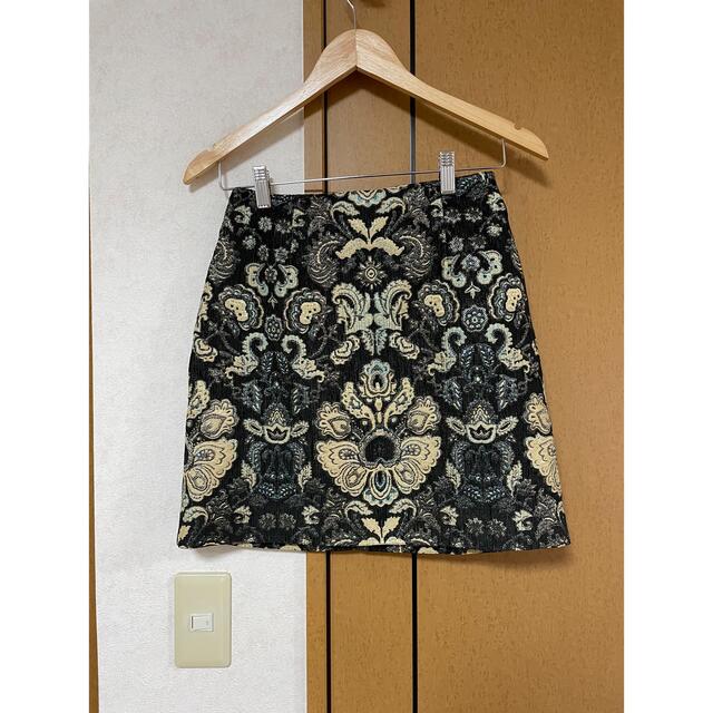 Lily Brown(リリーブラウン)のLily Brown ジャガード台形スカート レディースのスカート(ミニスカート)の商品写真