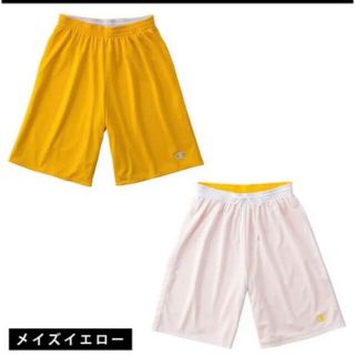 チャンピオン(Champion)の【新品同様】チャンピオンのバスパン(イエロー)XL(バスケットボール)