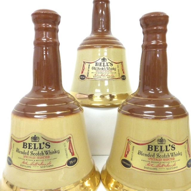 未開封☆BELL'S【ベルズ】 ベル型 茶陶器 750ml 箱なし - ウイスキー