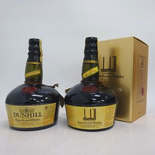 ダンヒル(Dunhill)の未開封★Dunhill【ダンヒル】 オールドマスター 2本セット 750ml 箱付【中古】(ウイスキー)