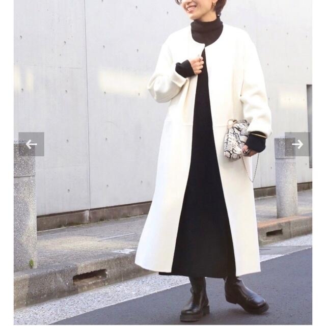 DEUXIEME CLASSE - Deuxieme Classe victorianリバーロングノーカラー