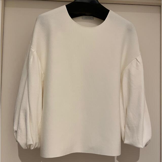 高評価のおせち贈り物 美品です!!ADOREアドーア ショール付きニット