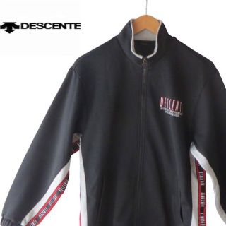 デサント(DESCENTE)のDESCENTE(デサント) サイズM メンズ 黒×ライトグレー×レッド(ブルゾン)