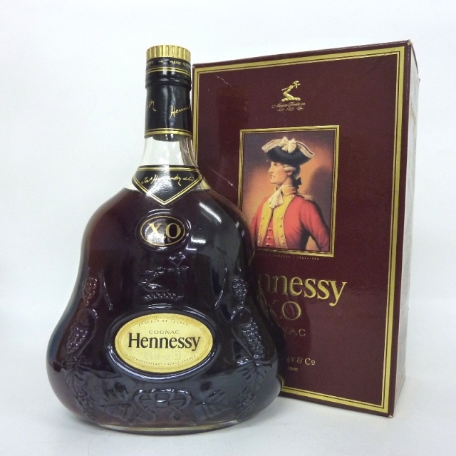 人気商品の 未開封☆Hennessy【ヘネシー】 XO 金キャップ クリア