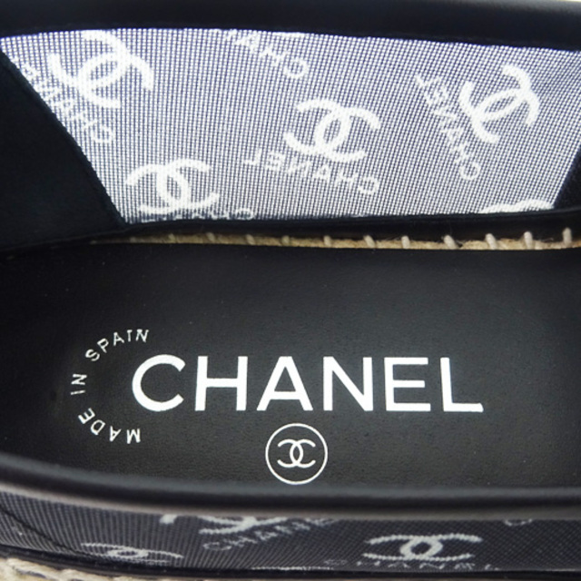 CHANEL(シャネル)のシャネル エスパドリーヌリーユ フラットシューズ G34673 #38 レディースの靴/シューズ(スニーカー)の商品写真