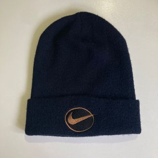 ナイキ(NIKE)の'90s NIKE knit cap navy vintage(キャップ)