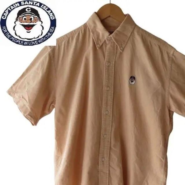 CAPTAIN SANTA(キャプテンサンタ)のキャプテンサンタ 半袖シャツ サイズS メンズ - ベージュ メンズのトップス(Tシャツ/カットソー(半袖/袖なし))の商品写真