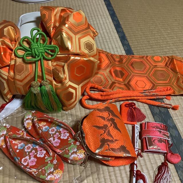 七五三 七歳作り帯箱せこセット 帯幅18センチ 草履22センチ stuff.liu.se