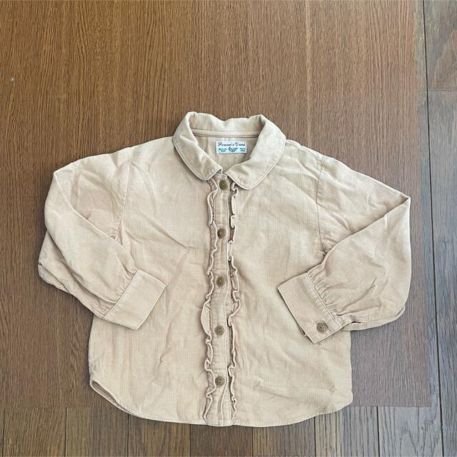 PERSON'S(パーソンズ)のパーソンズ コーデュロイ風 ブラウス キッズ/ベビー/マタニティのキッズ服女の子用(90cm~)(ブラウス)の商品写真