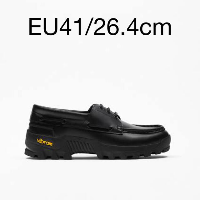 VIBRAM® レザーデッキシューズ EU 41 26.4cm - 靴/シューズ