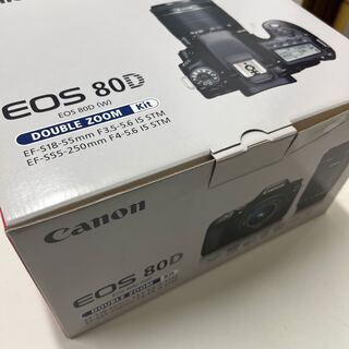 キヤノン(Canon)のCanon eos80d ダブルズームキット(デジタル一眼)