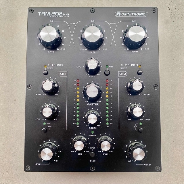 Omnitronic TRM-202 MK3 DJ用ロータリーミキサー　美品