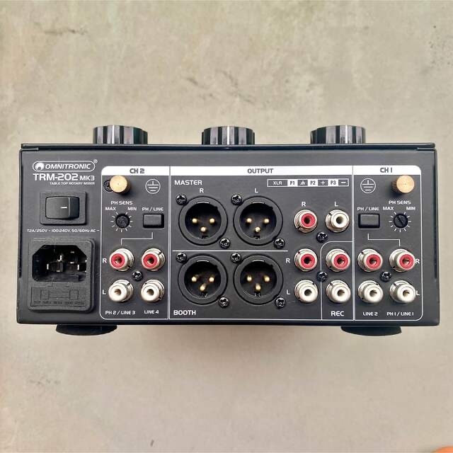 Omnitronic TRM-202 MK3 DJ用ロータリーミキサー 美中古品 新作人気 ...