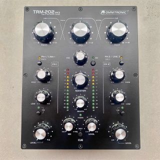 Omnitronic TRM-202 MK3 DJ用ロータリーミキサー　美中古品(DJミキサー)