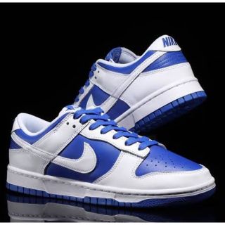 ナイキ(NIKE)の27 NIKE DUNK LOW RACER BLUE 裏ダンク(スニーカー)